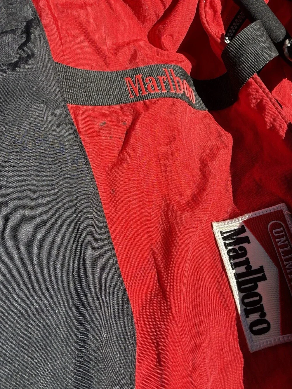 Vintage Marlboro Unlimited Gear - Rolling Travel Lg Duffel Bag - XL - 36